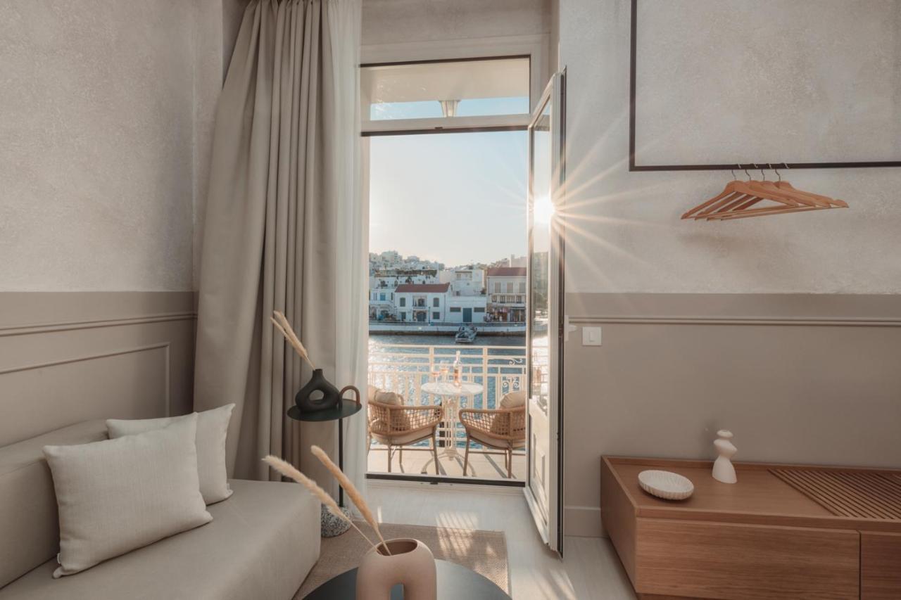 Seaside studios LATO with unique view Ágios Nikolaos Exterior foto